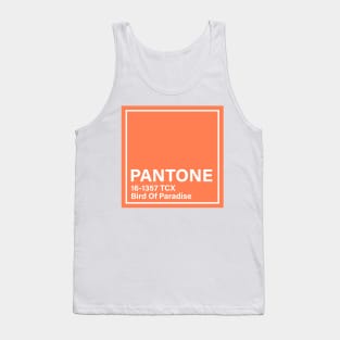 pantone 16-1357 TCX Bird Of Paradise Tank Top